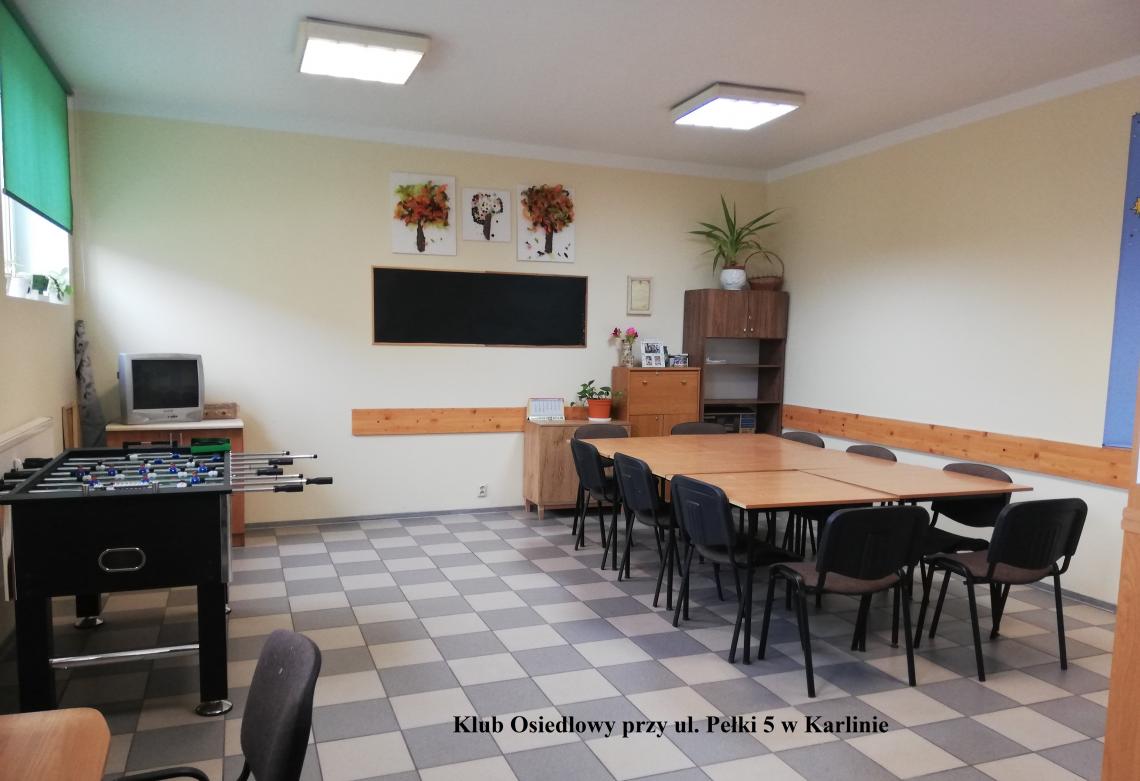 Klub Osiedlowy przy ul. Pełki 5 w Karlinie